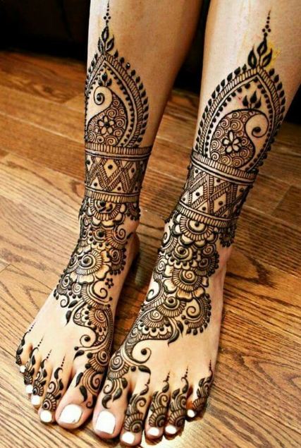Henna Foot Designs