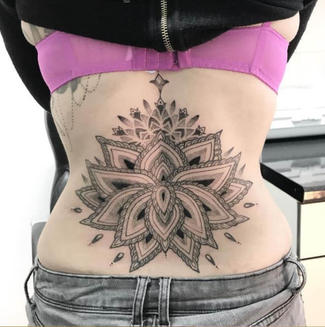 Lower Back Tattoos For Girls
