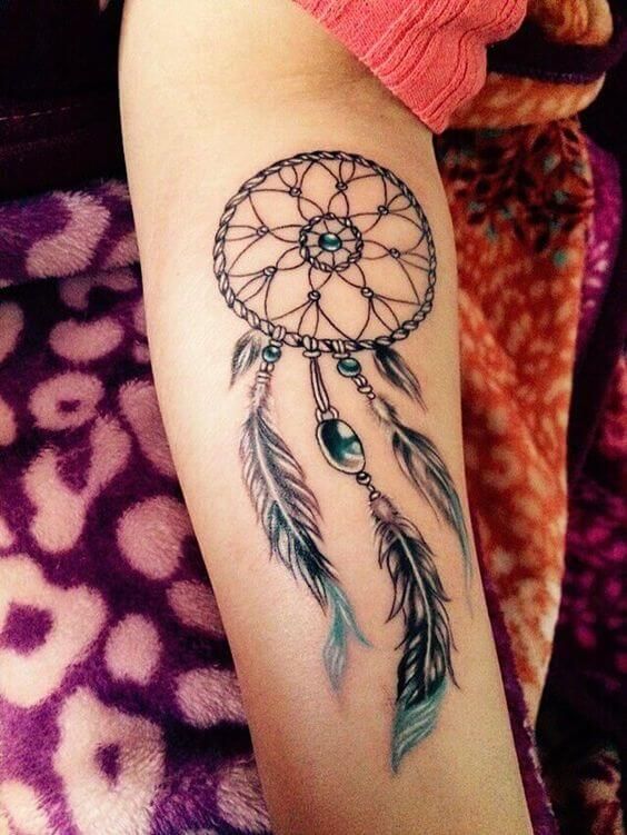 Native American Dreamcatcher Tattoo (11)
