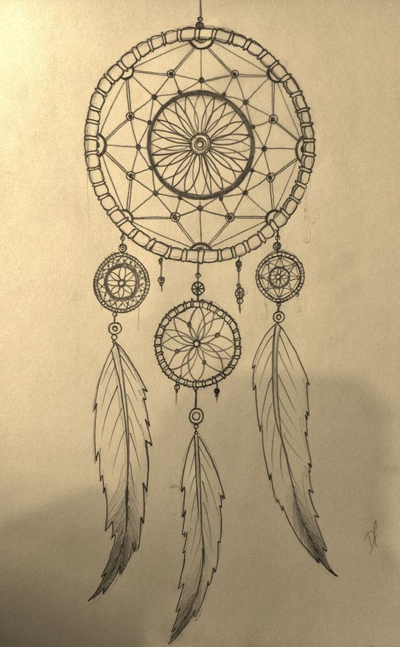 Native American Dreamcatcher Tattoo (5)
