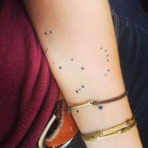 Orion Constellation Hunter Belt Nebula Tattoo Designs Ideas (37)