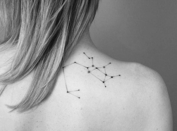 Orion Constellation Hunter Belt Nebula Tattoo Designs Ideas (42)