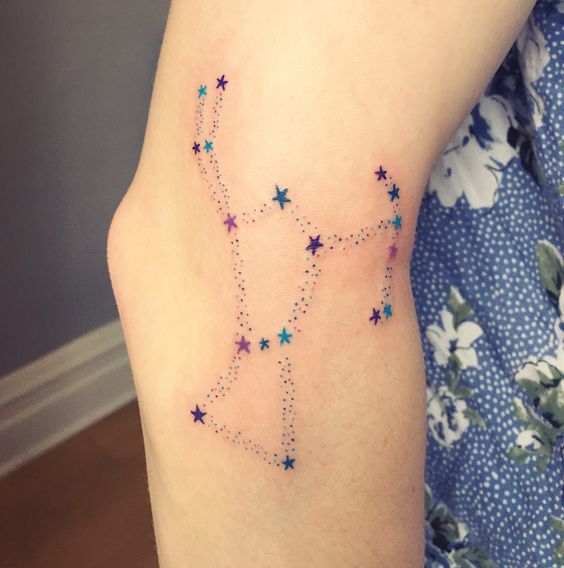 orion constellation hunter belt nebula tattoo designs ideas