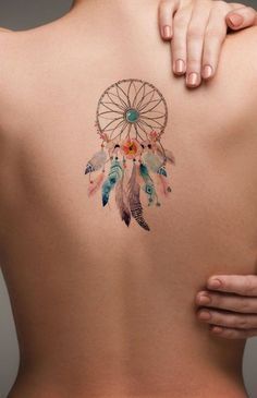 Rose And Dreamcatcher Tattoo (5)