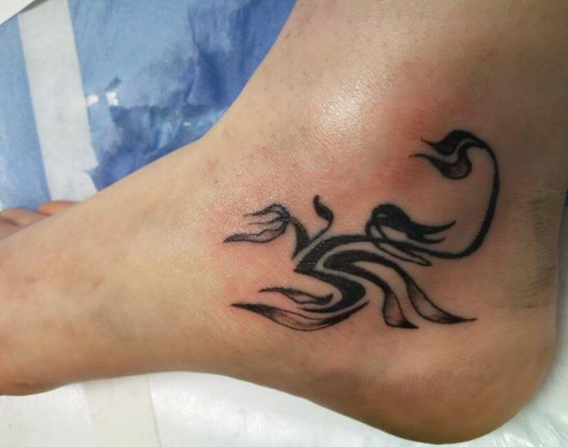 Scorpio Ankle Tattoos