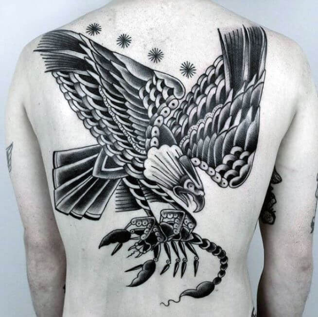 Scorpion Eagle Tattoo
