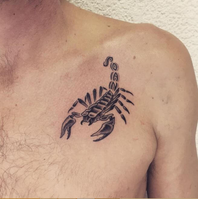 Scorpion Tattoo For Man