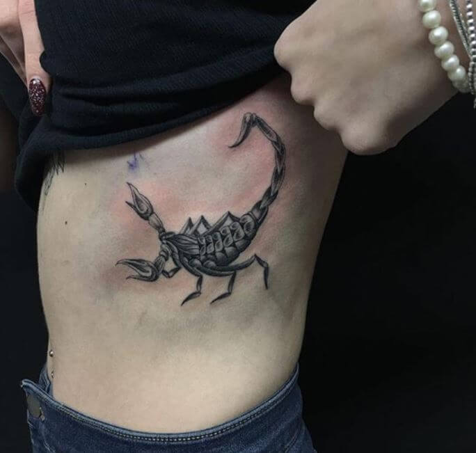 Scorpion Tattoos For Females