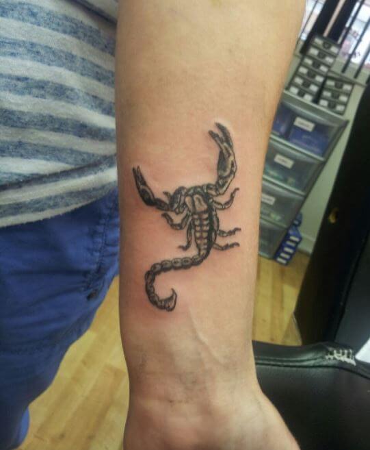 Scorpion Tattoos On Wrist