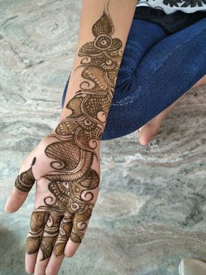 Simple Mehndi Designs For Front Hands (4)