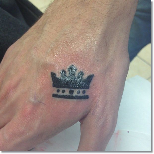 Small Crown Tattoos For Men