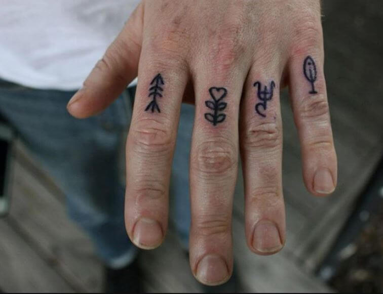 Small Finger Tattoos For Men