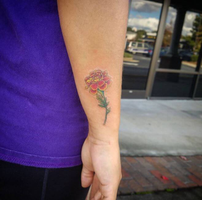Small Flower Tattoos For Men