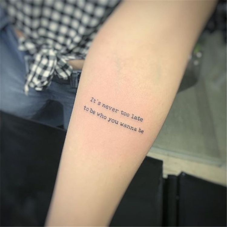 25 captivating script tattoos that say it all so you dont have to