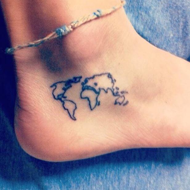 Tiny Ankle Tattoos