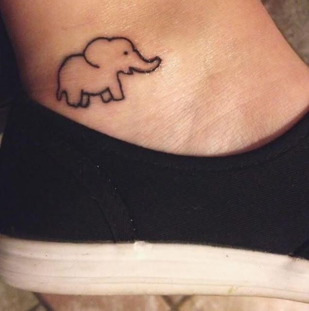 Tiny Elephant Tattoos