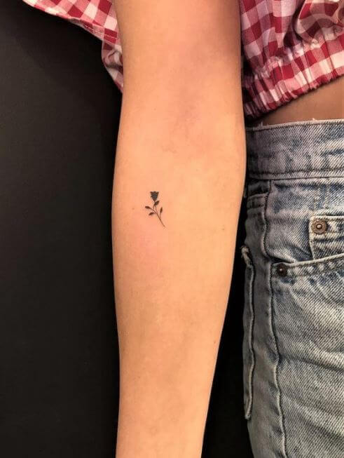 Tiny Rose Tattoos