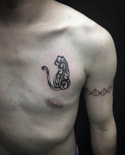 Tribal Cat Tattoos