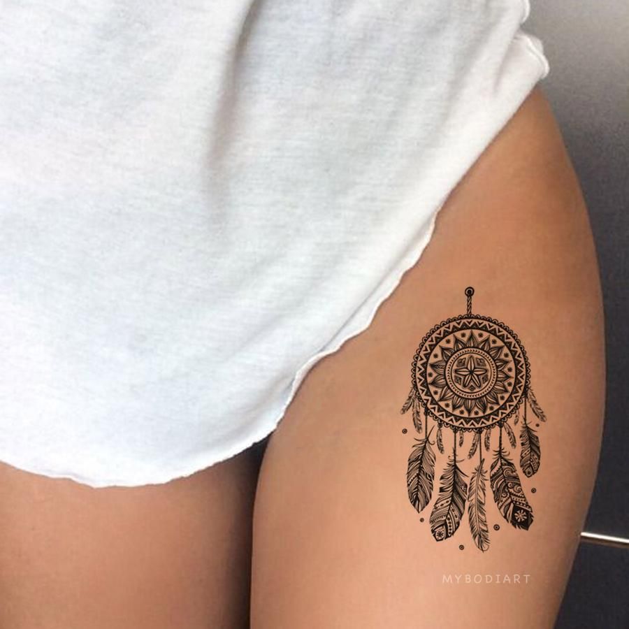 Tribal Dreamcatcher Tattoo (2)