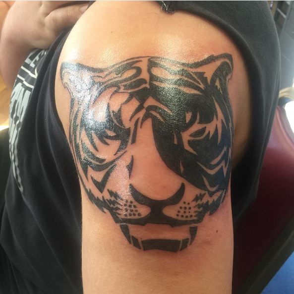 Tribal Tiger Face Tattoos