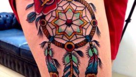 What Does A Dreamcatcher Tattoo Symbolize (2)