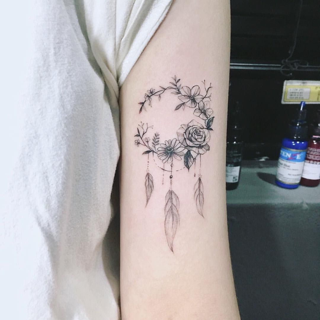 What Does A Dreamcatcher Tattoo Symbolize (4)