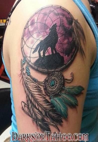 What Does A Dreamcatcher Tattoo Symbolize (8)