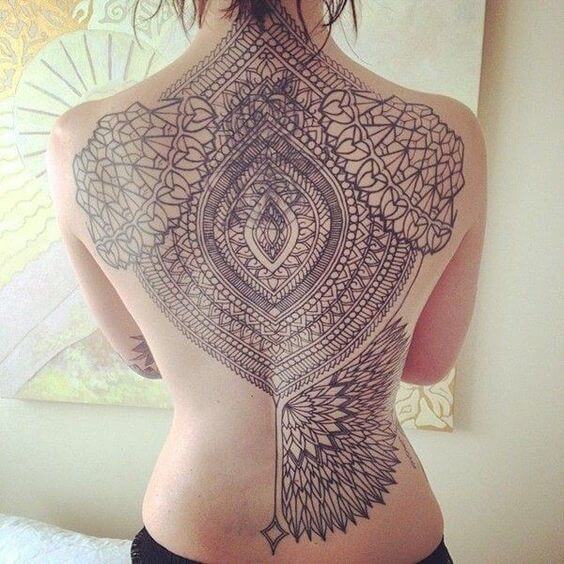 Whole Back Tattoos For Girls