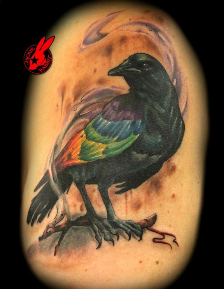05 Rainbow Bird Tattoo