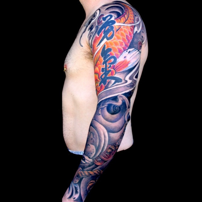 06 Japanese Arm Sleeve Tattoo