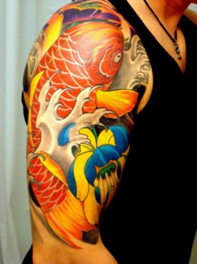 16 Japanese Half Sleeve Tattoo