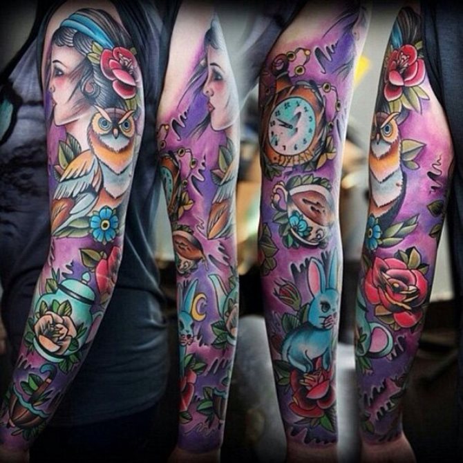 24 Japanese Sleeve Tattoo Design