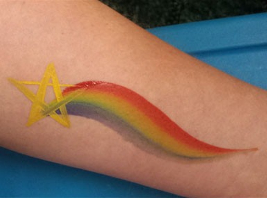 30 Rainbow Star Tattoo