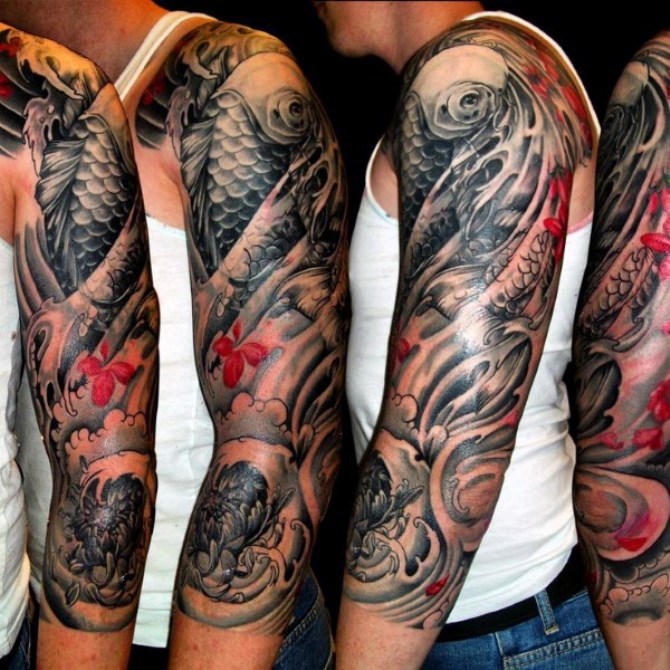 37 Japanese Tattoo Sleeve Designs