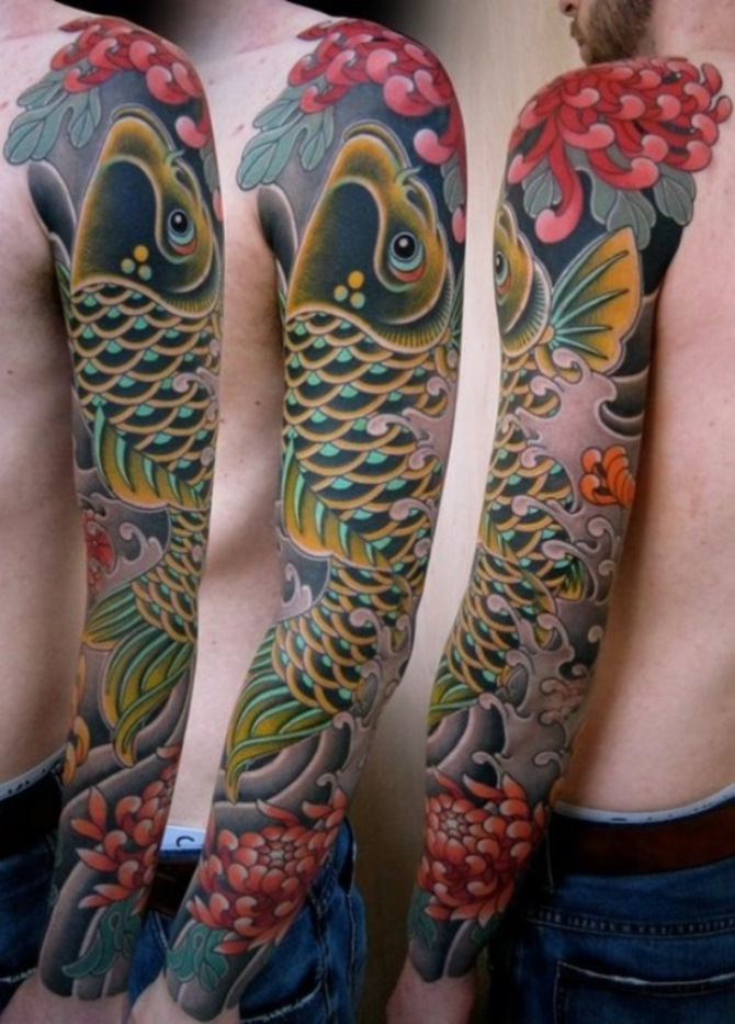 58 Tattoo Sleeve Japanese Designs