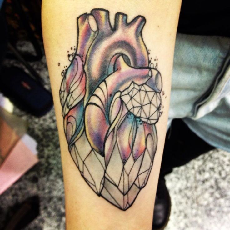 Anatomical Heart Tattoo Designs For Guys With Meaning (10)