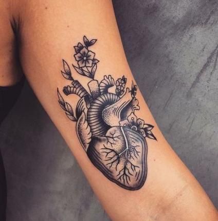 Anatomical Heart Tattoo Designs For Guys With Meaning (102)