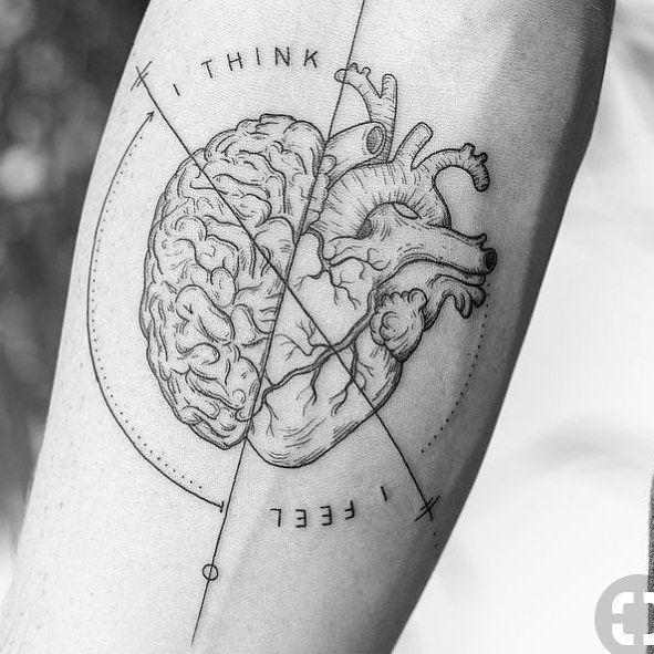 Anatomical Heart Tattoo Designs For Guys With Meaning (11)