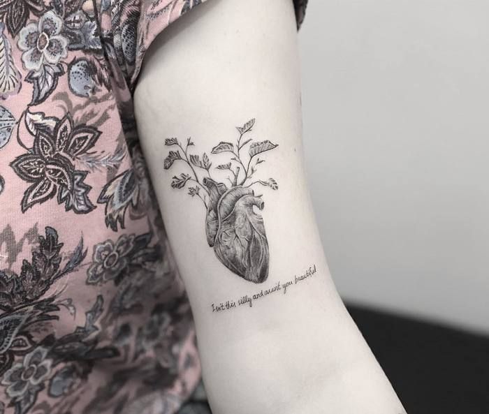 Anatomical Heart Tattoo Designs For Guys With Meaning (19)