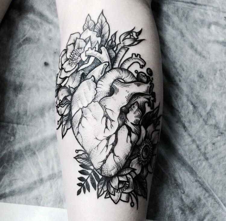 Anatomical Heart Tattoo Designs For Guys With Meaning (24)