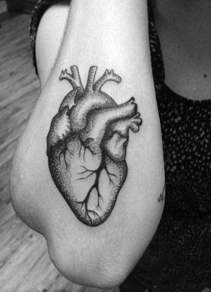 Anatomical Heart Tattoo Designs For Guys With Meaning (36)