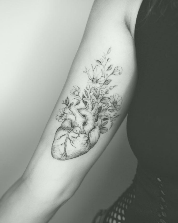 Anatomical Heart Tattoo Designs For Guys With Meaning (45)