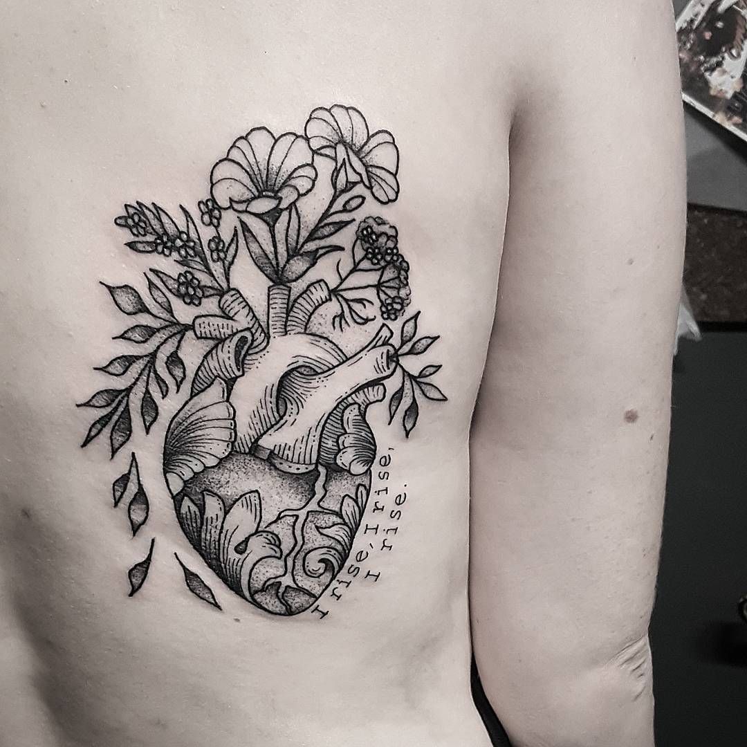 Anatomical Heart Tattoo Designs For Guys With Meaning (51)