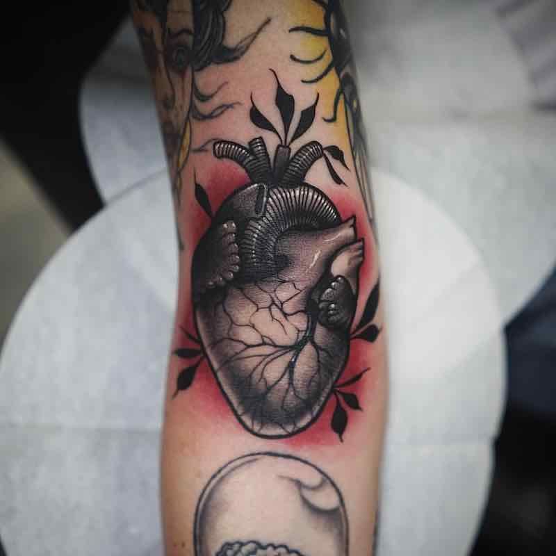 Anatomical Heart Tattoo Designs For Guys With Meaning (58)