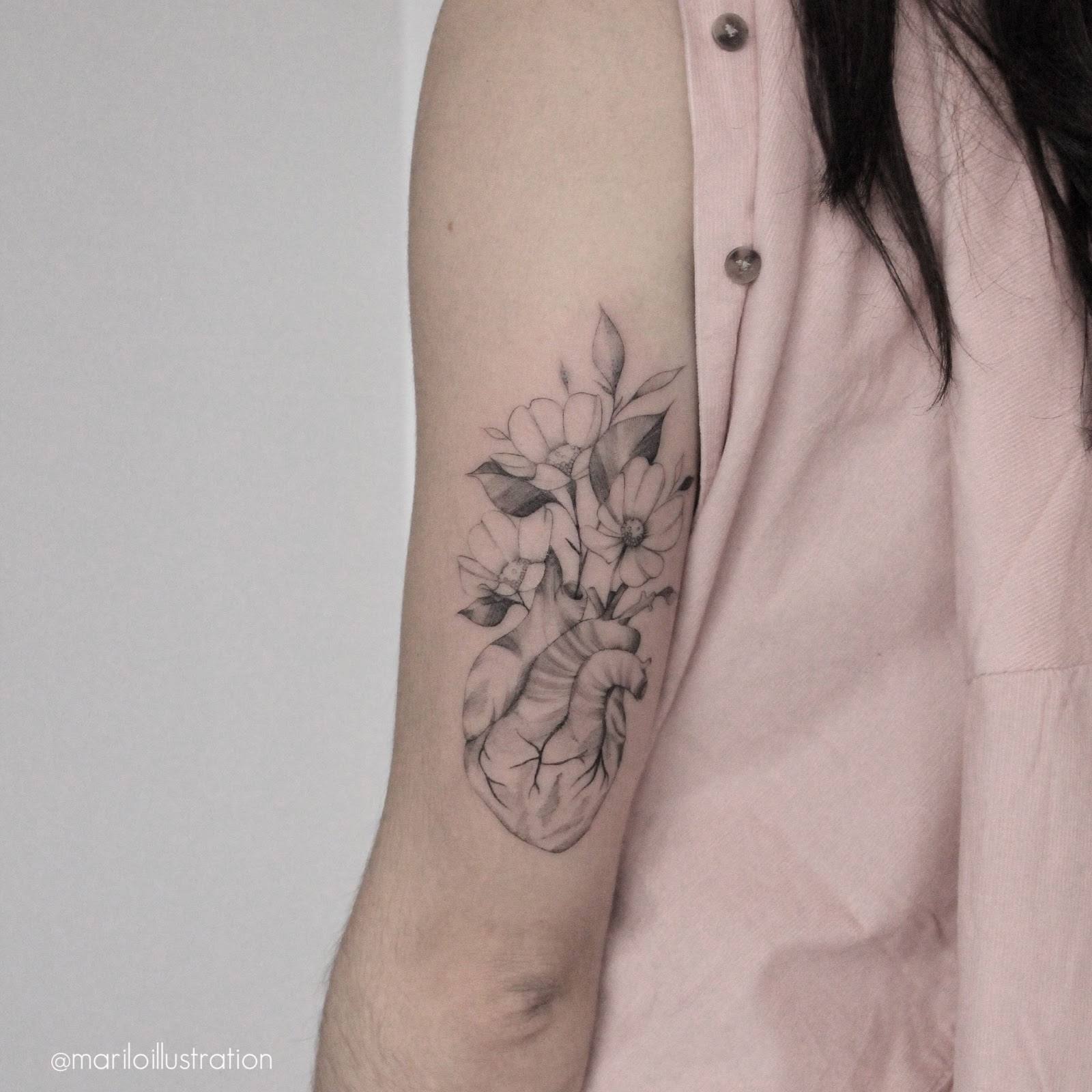 Anatomical Heart Tattoo Designs For Guys With Meaning (73)