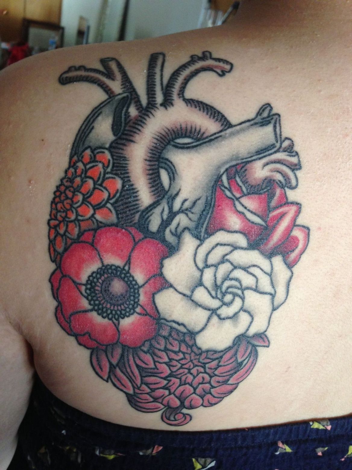 Anatomical Heart Tattoo Designs For Guys With Meaning (89)