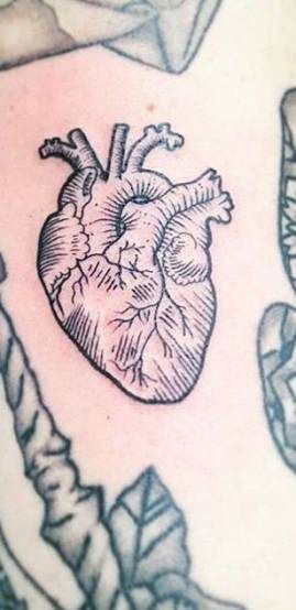 Anatomical Heart Tattoo Designs For Guys With Meaning (97)