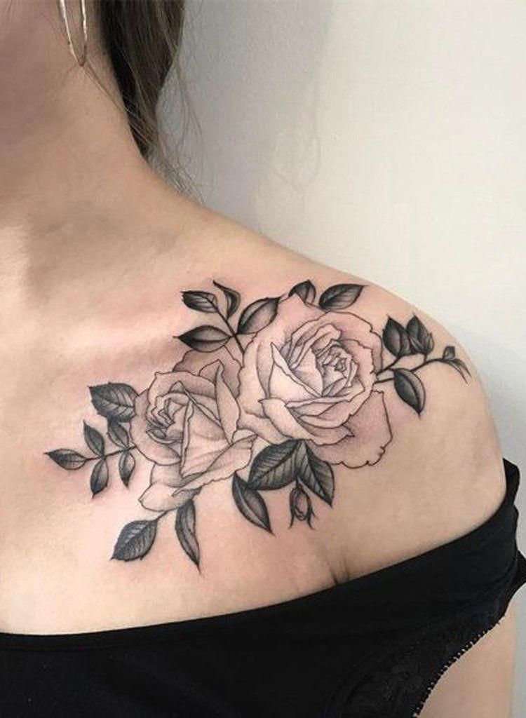 Black And White Carnation Tattoo (4)