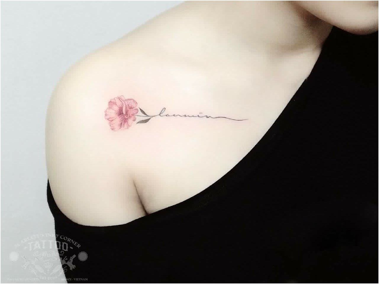 Black And White Carnation Tattoo (8)