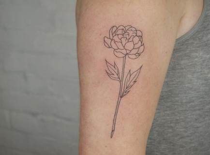Blue Carnation Tattoo (5)